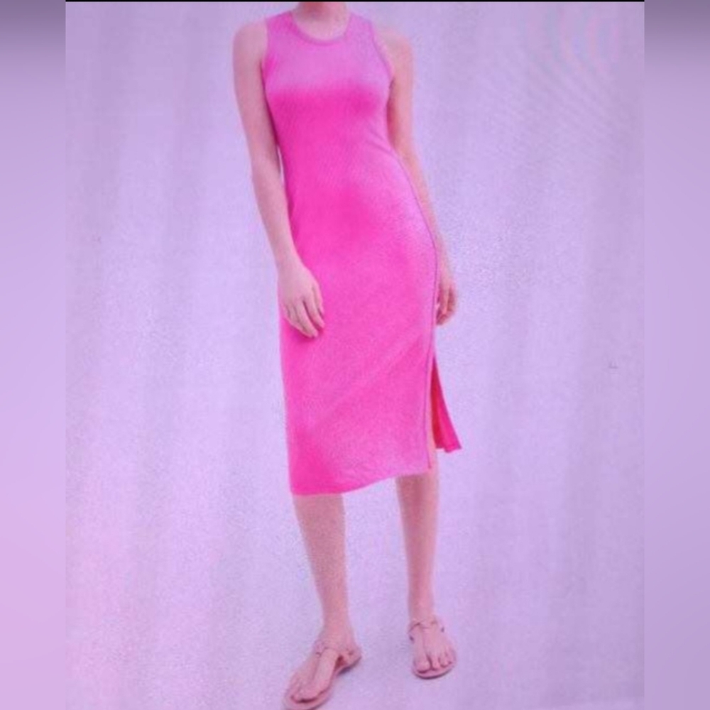 Mid Length Dress (Pink)